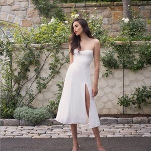 Reformation Juliette Ivory white size 4 dress NWT